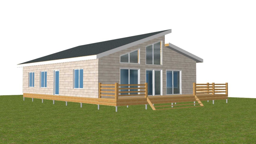 Разноуровневая крыша