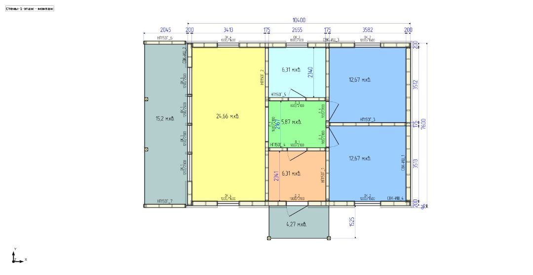 Возможно изменение планировки