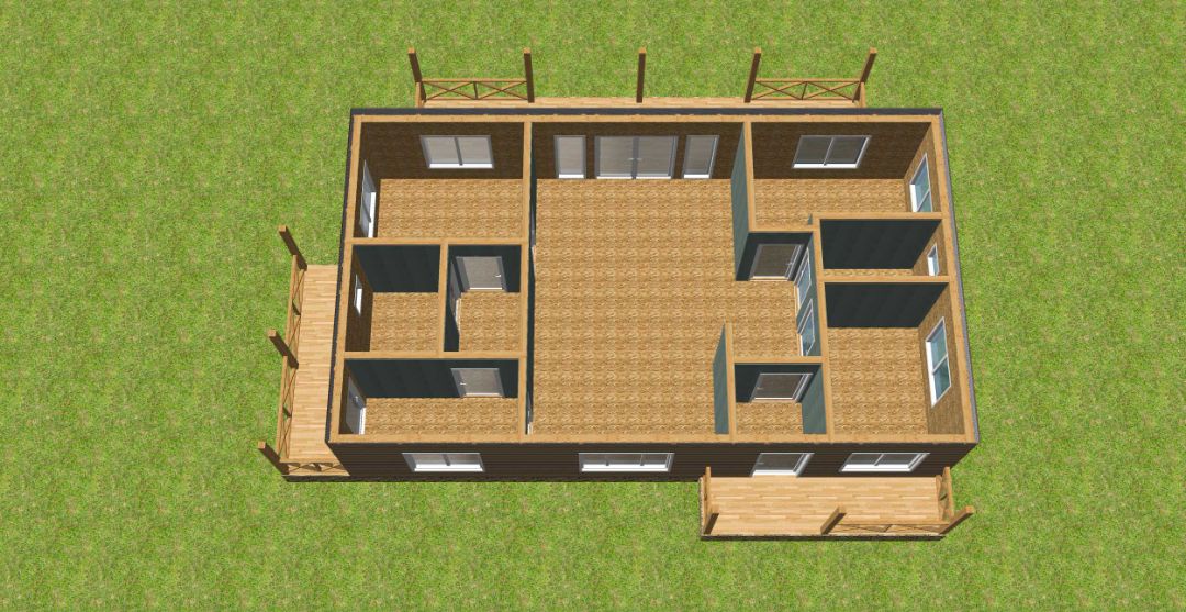 Визуализация планировки дома