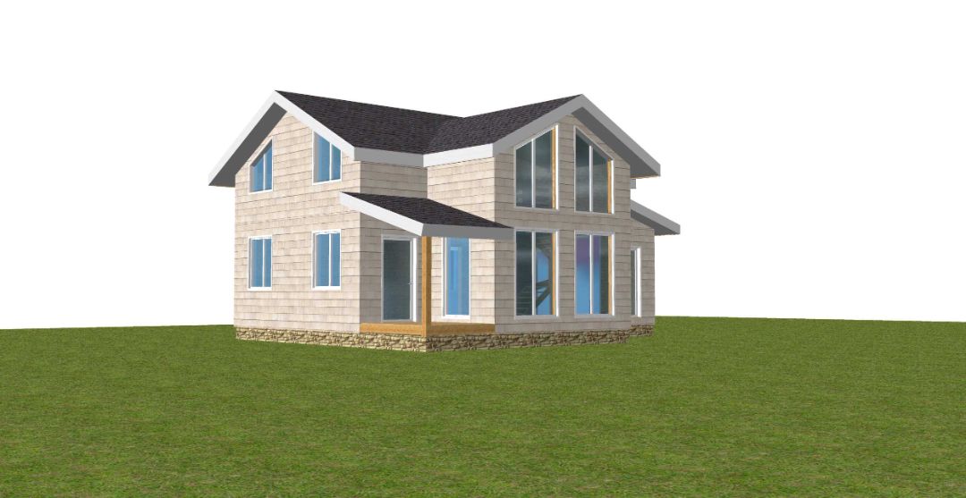 Дом с панорамными окнами