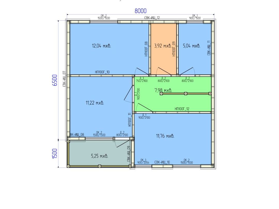 Планировочные решения 2 этаж