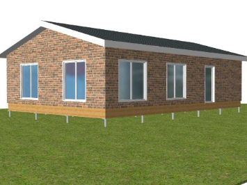 Точная сметная стоимость строительства одноэтажного дома 93.96 м2