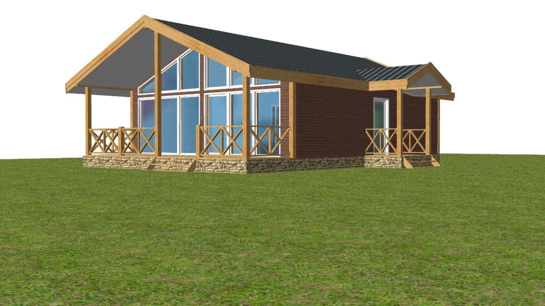 Дом с панорамными окнами