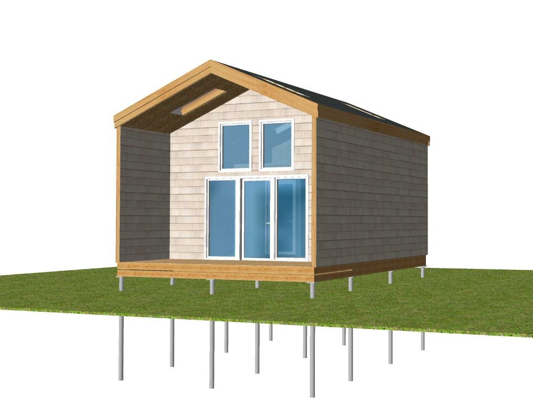 Дом 5х7 с лофтом