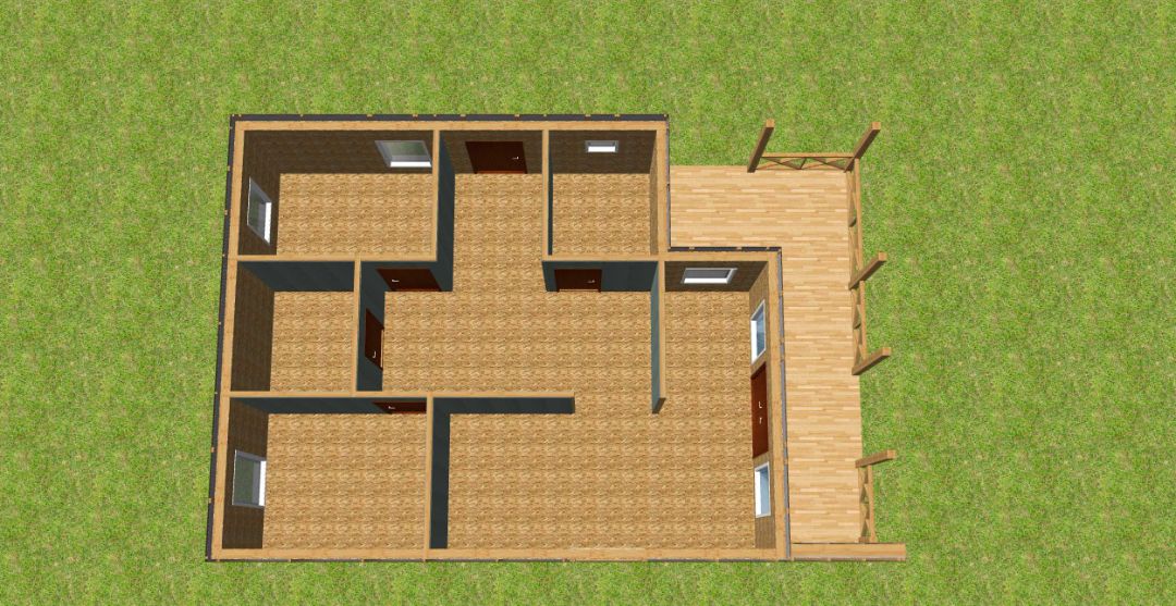 Дом с двумя спальнями