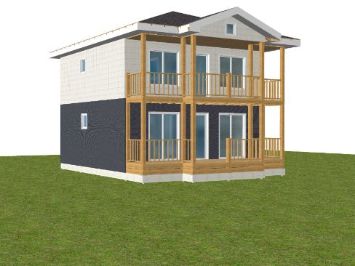 Смета на строительство двухэтажного дома из СИП панелей  146 м2