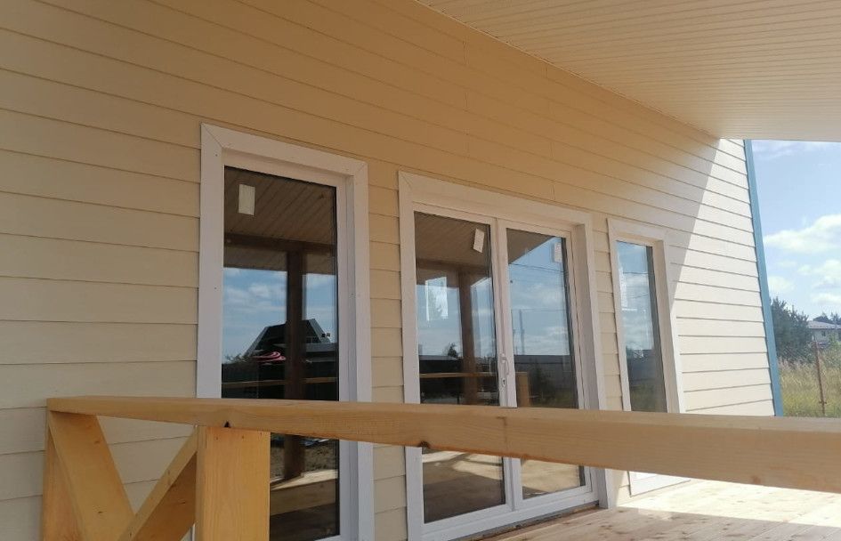 Панорамные окна в каркасном доме