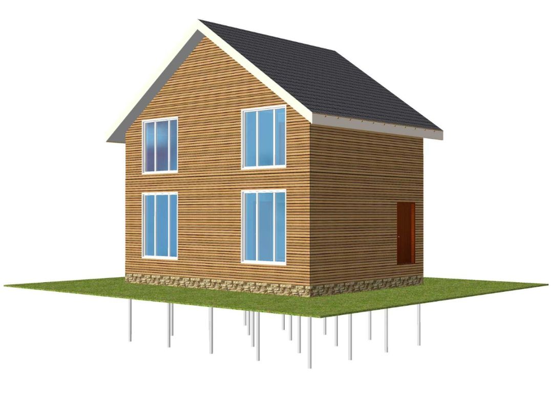 Дом из СИП 2 этажа