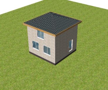 Каркасный дом 6х6