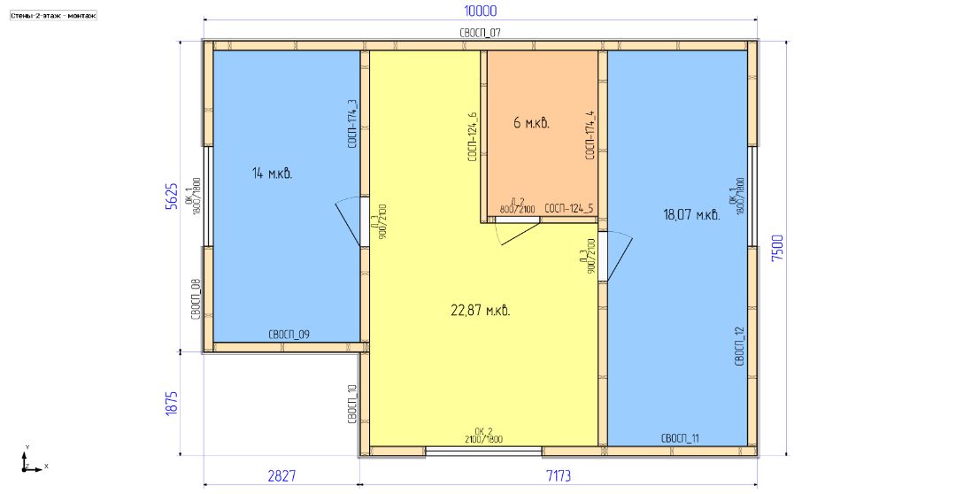 Возможность добавить третью спальню на втором этаже