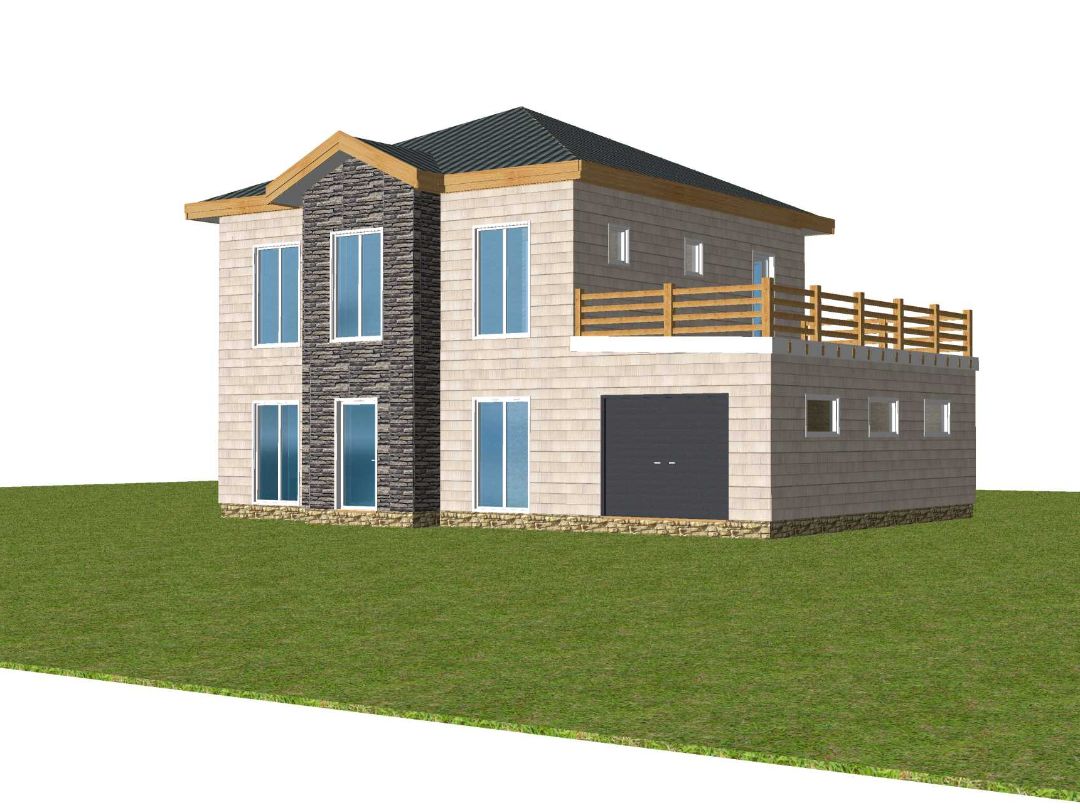 Дом с гаражом