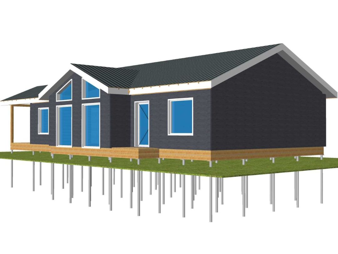 Стильный дом классической архитектуры
