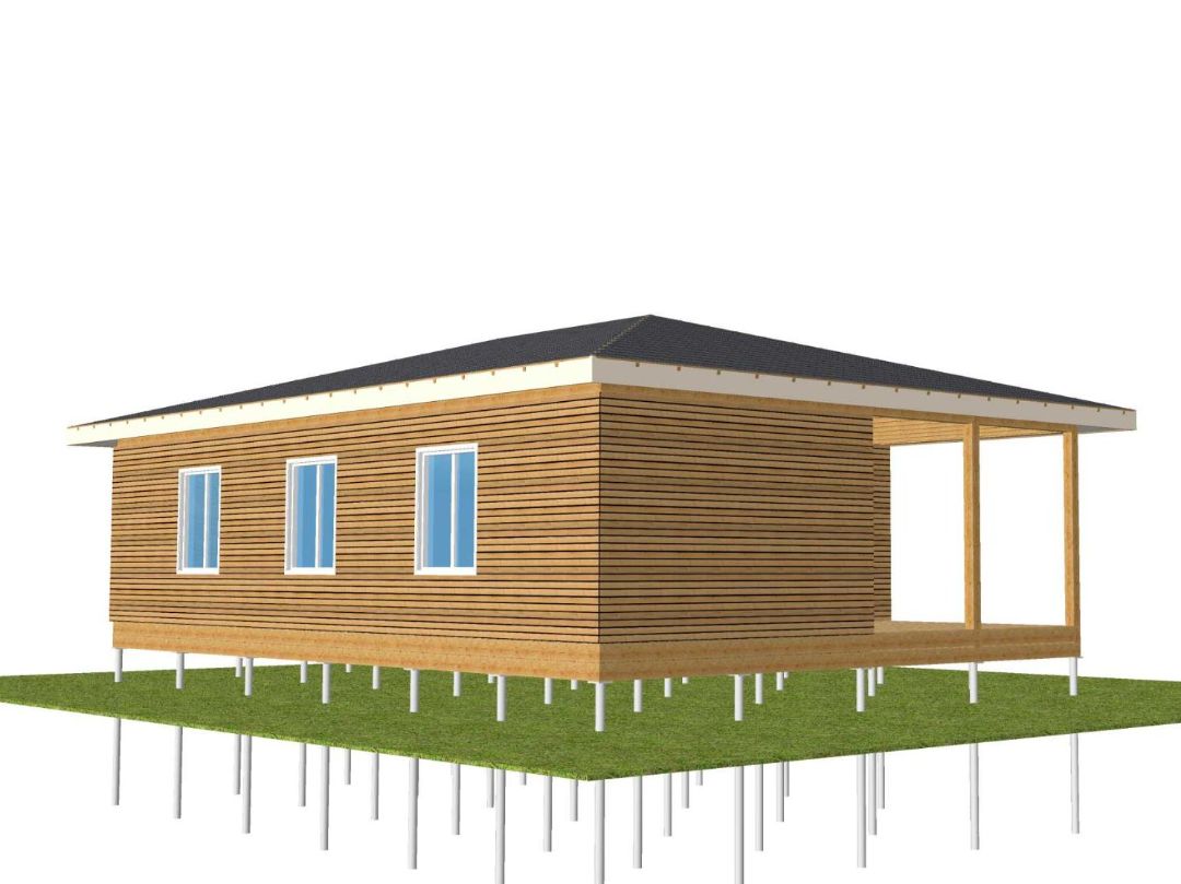 Терраса под крышей