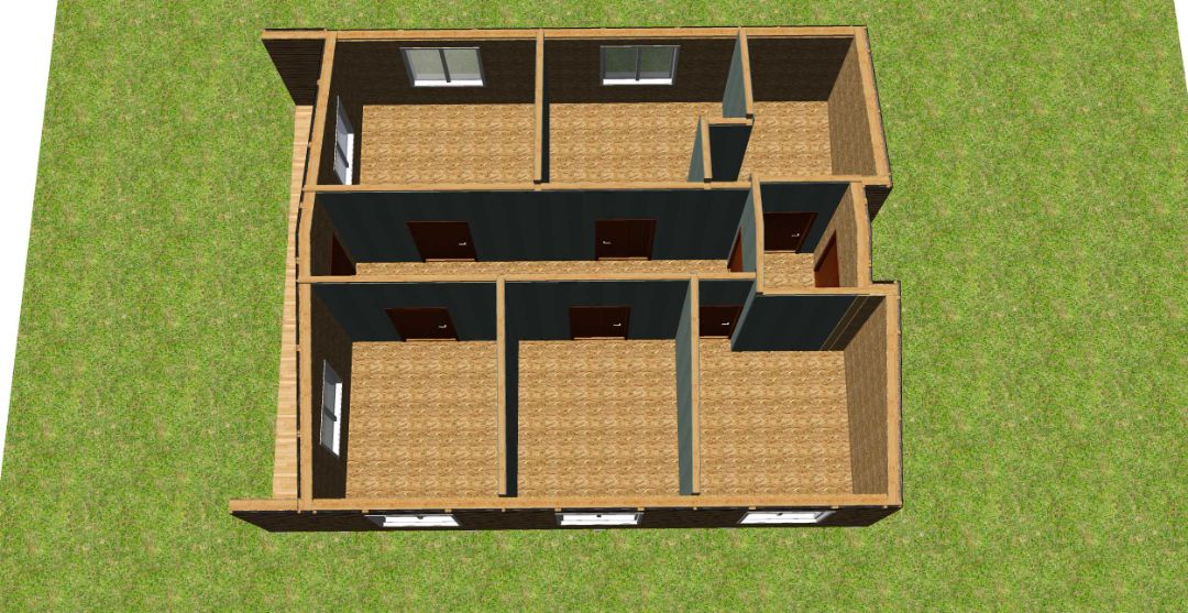 Пять спальных комнат