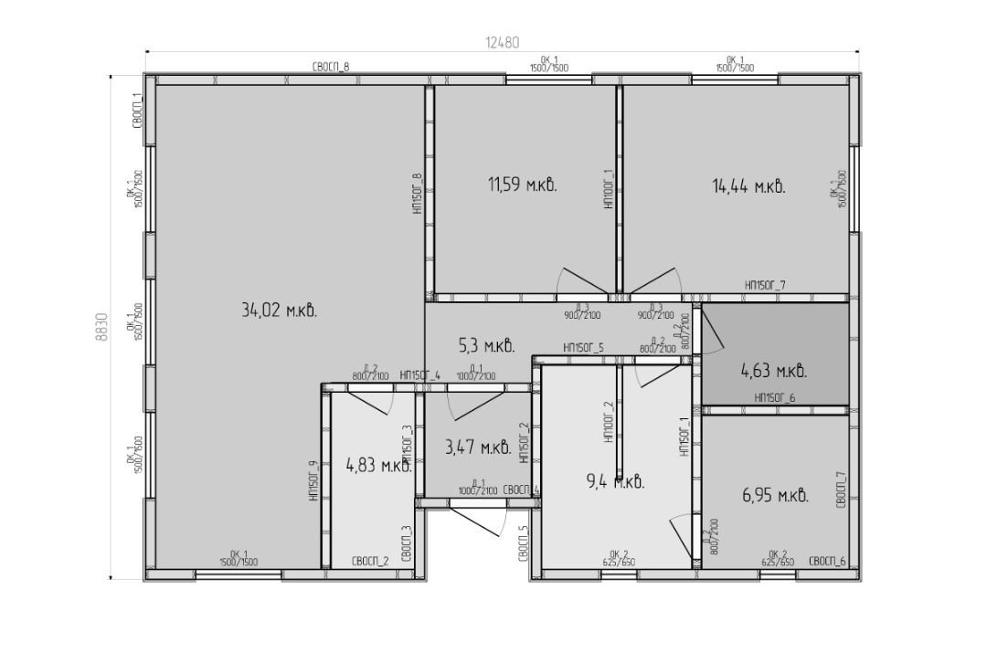 проект дома sip108