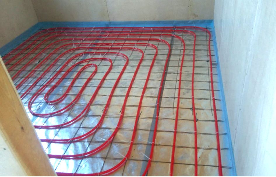 Теплый пол в каркасном доме