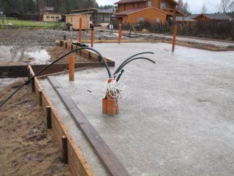 Монтаж монолитного ЖБ фундамента