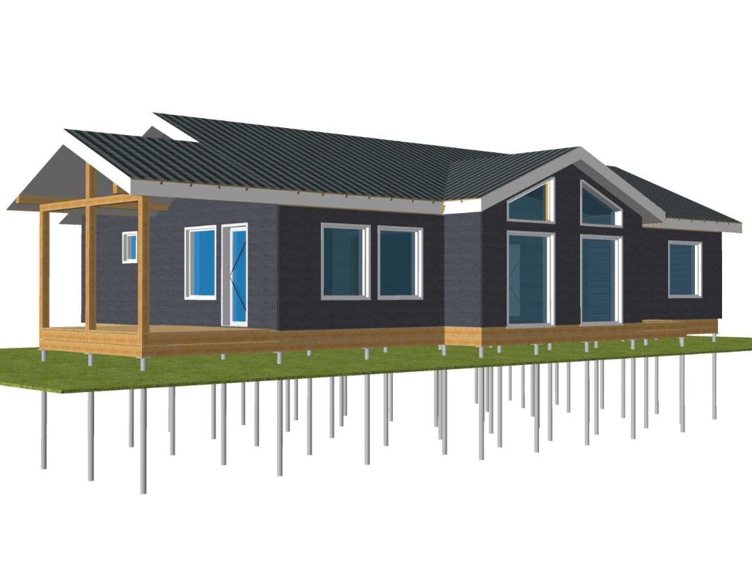 Одноэтажный каркасник