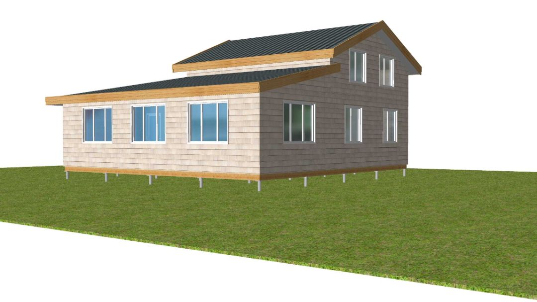 Проект дома с верандой