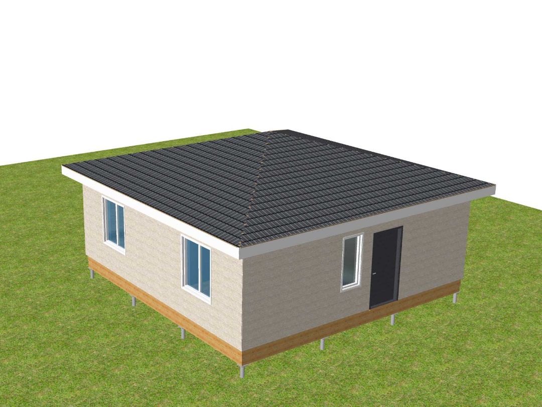 Возможна пристройка террасы