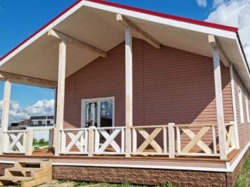 Терраса в каркасном доме