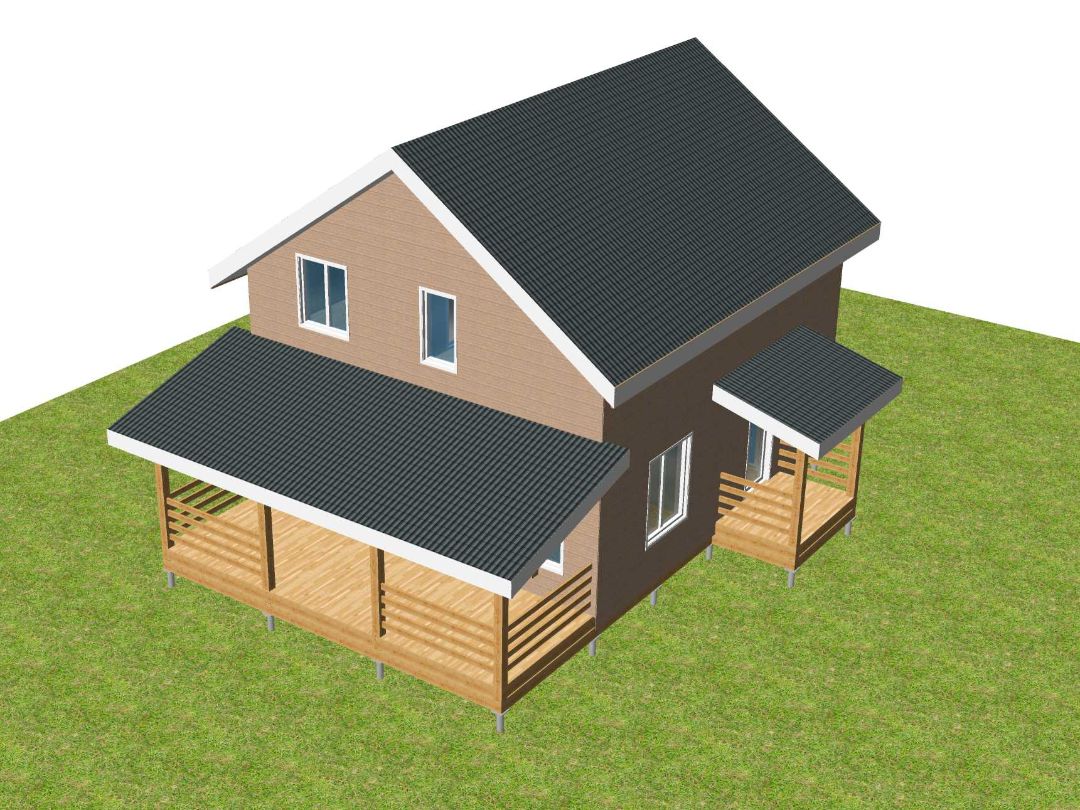 Дом с 4-я спальнями