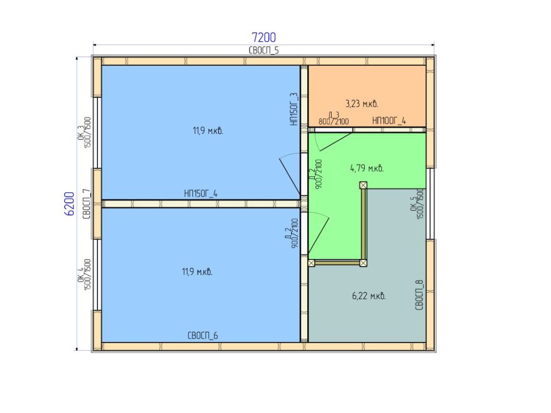 Изменим планировку и размеры дома по вашему запросу