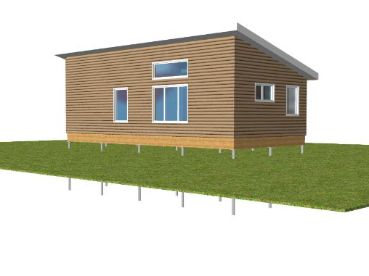 Каркасный дом в стиле барнхаус