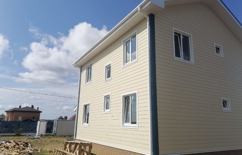 Отделка фасада в каркасном доме