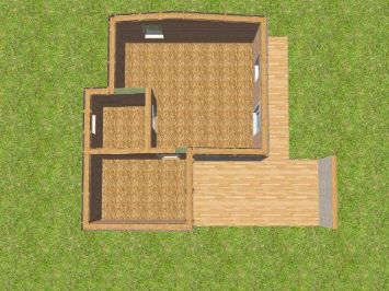 Смета на строительство маленького гостевого домика 42.36 м2