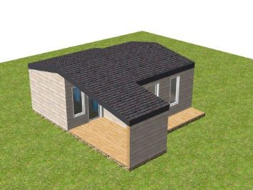 Смета на строительство маленького гостевого домика 42.36 м2