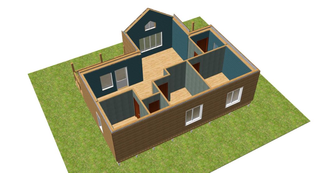 Эскиз загородного дома