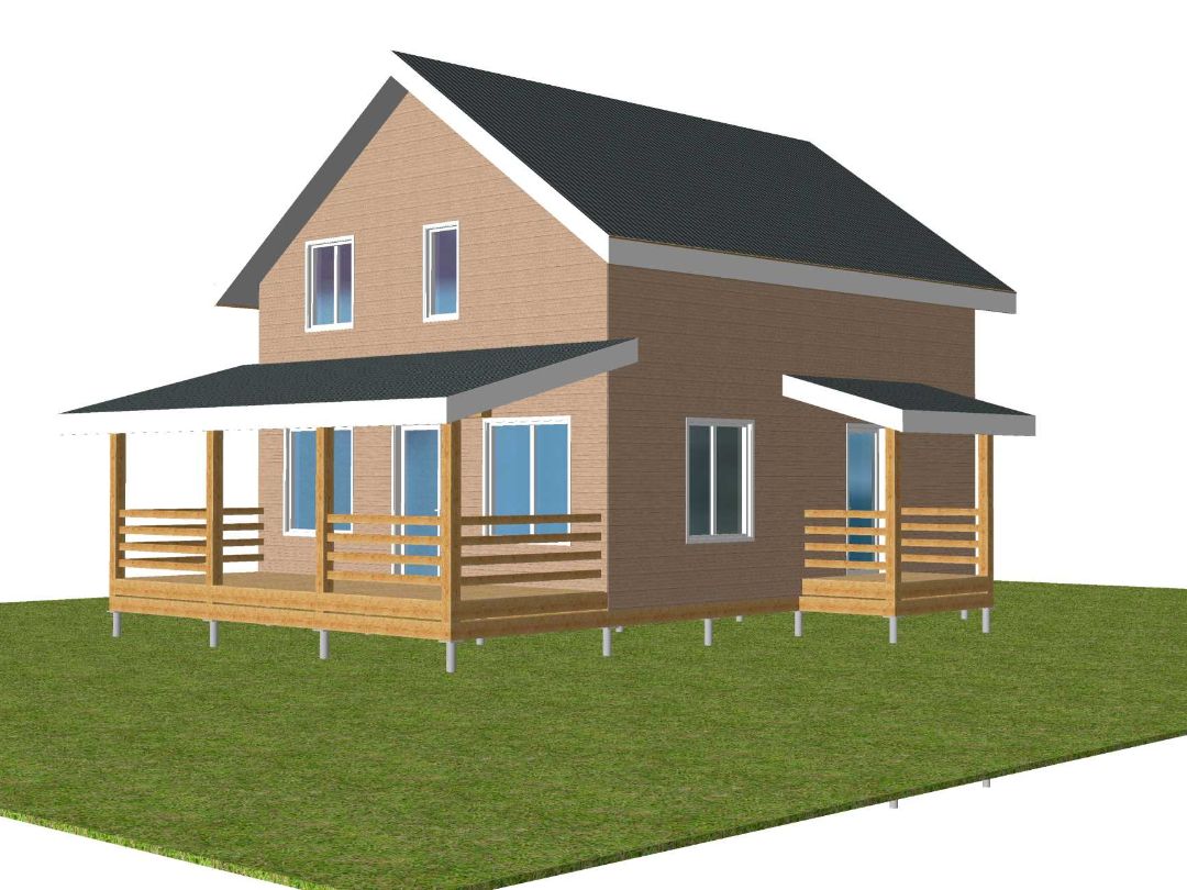 Зимний дом из панелей