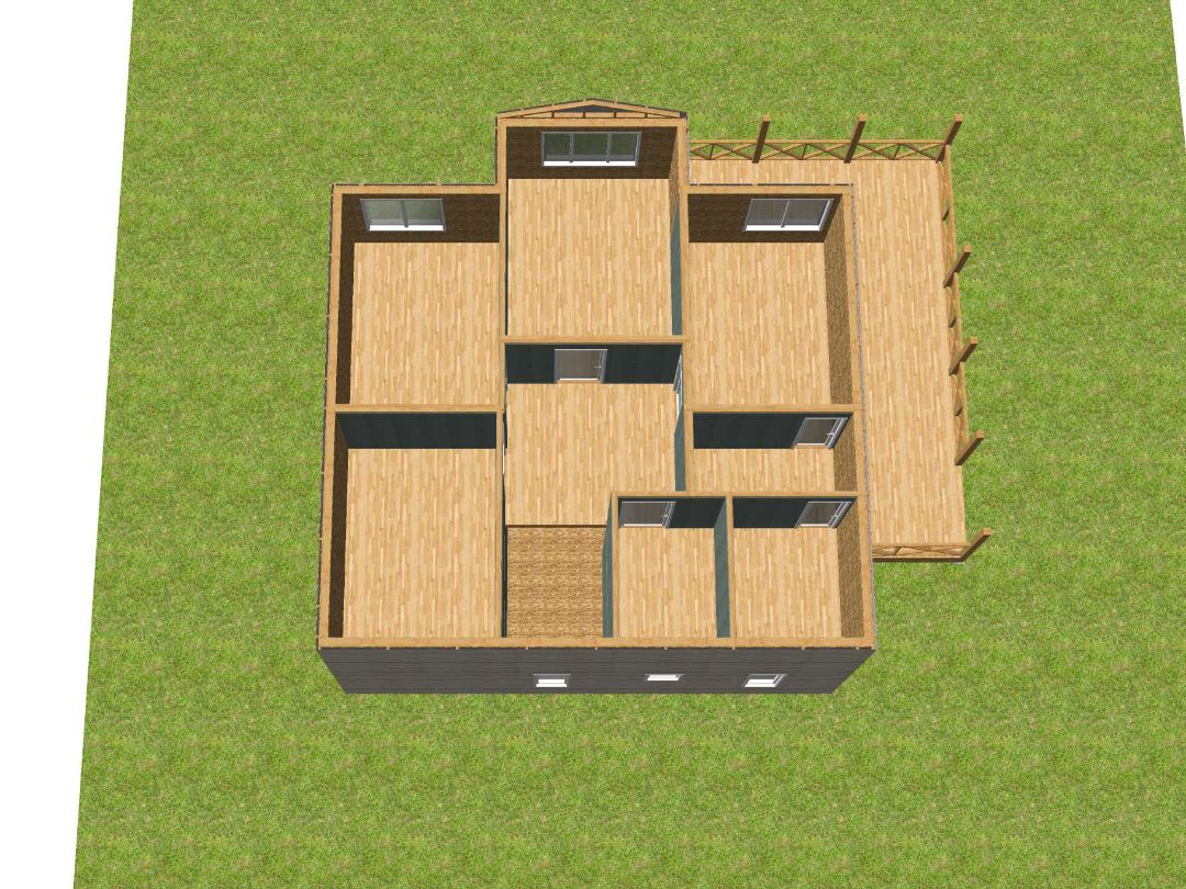 Пять жилых комнат