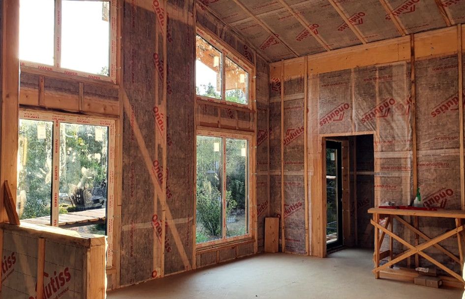 Утепление каркасного дома