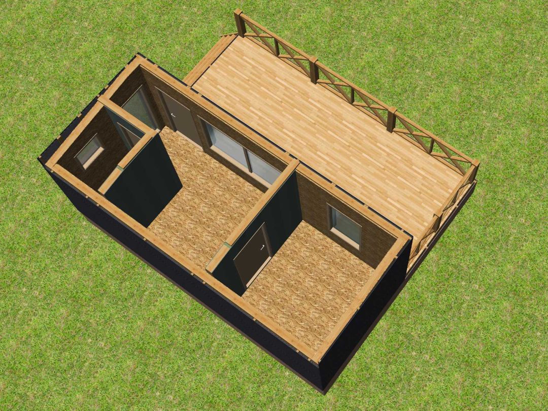 Планировка гостевого дома