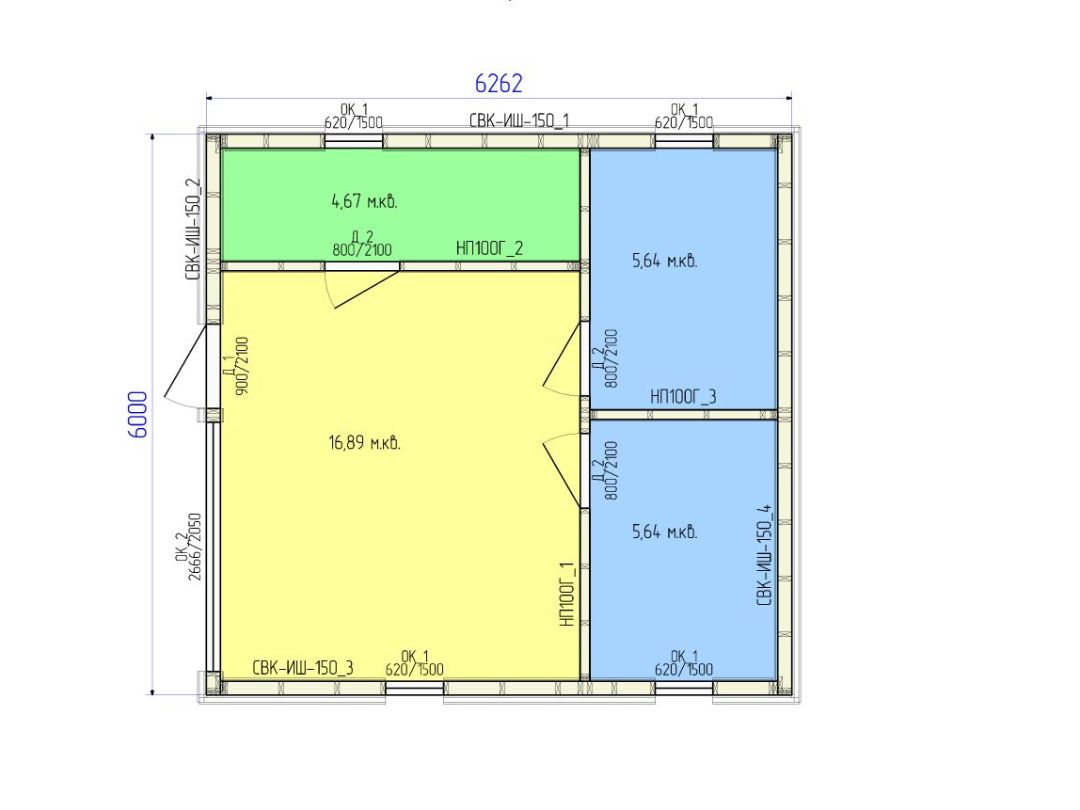 Изменим планировку и размеры по вашему запросу
