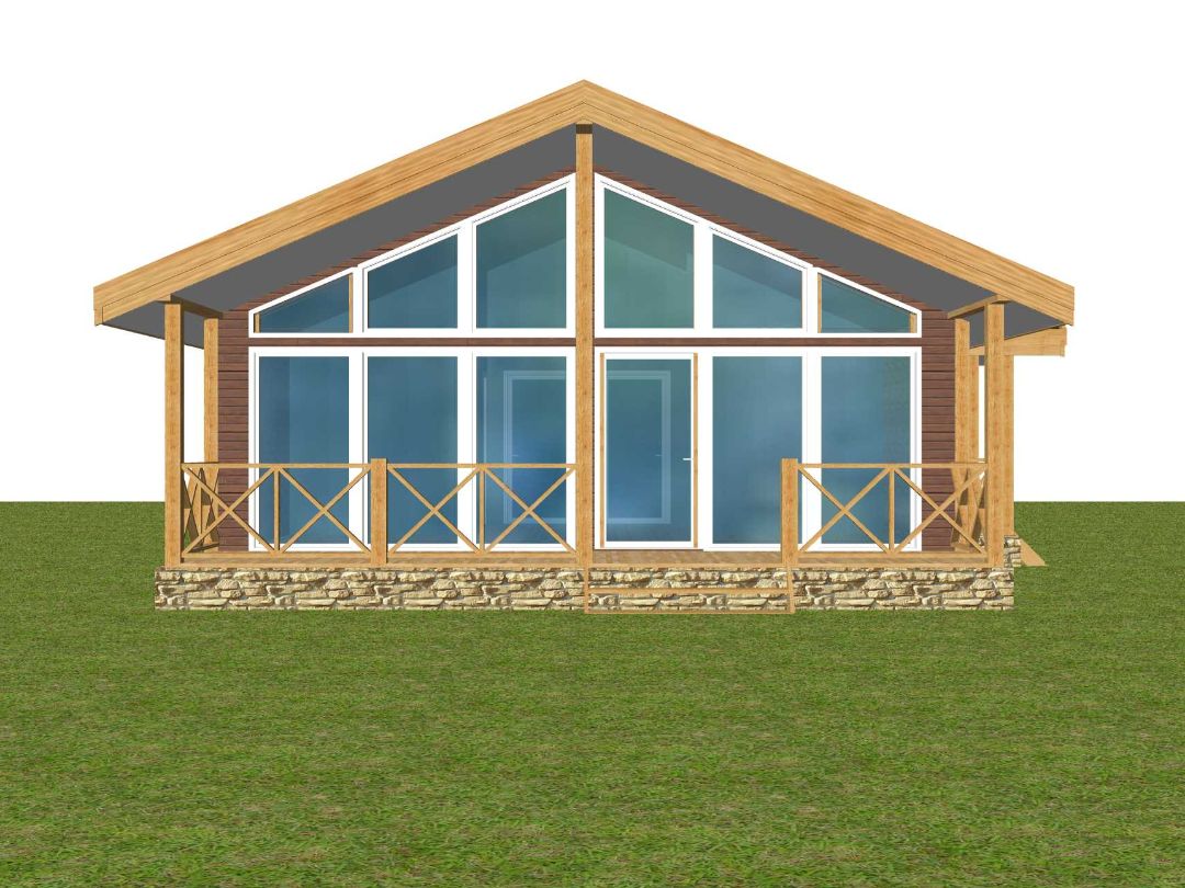 Привлекательный фасад дома