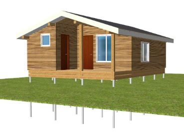 Каркасный дом 6х6