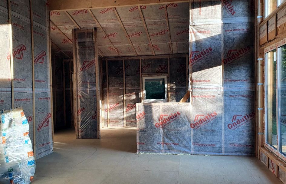 Зимний каркасный дом