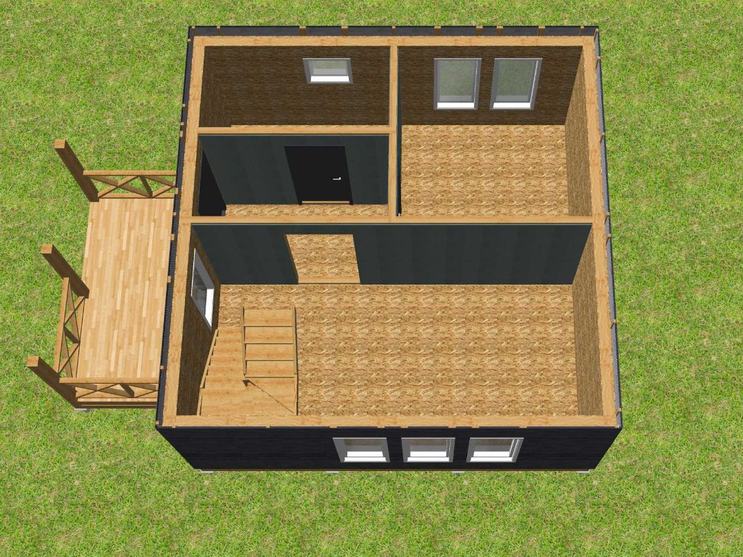 Дом на две спальни