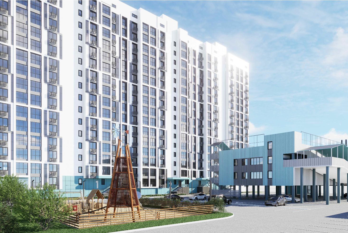 Жилой комплекс по ул. Автодорожная в квартале 13, г. Якутск - фото 1