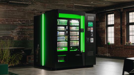 Торговый автомат с тонизиующими напитками