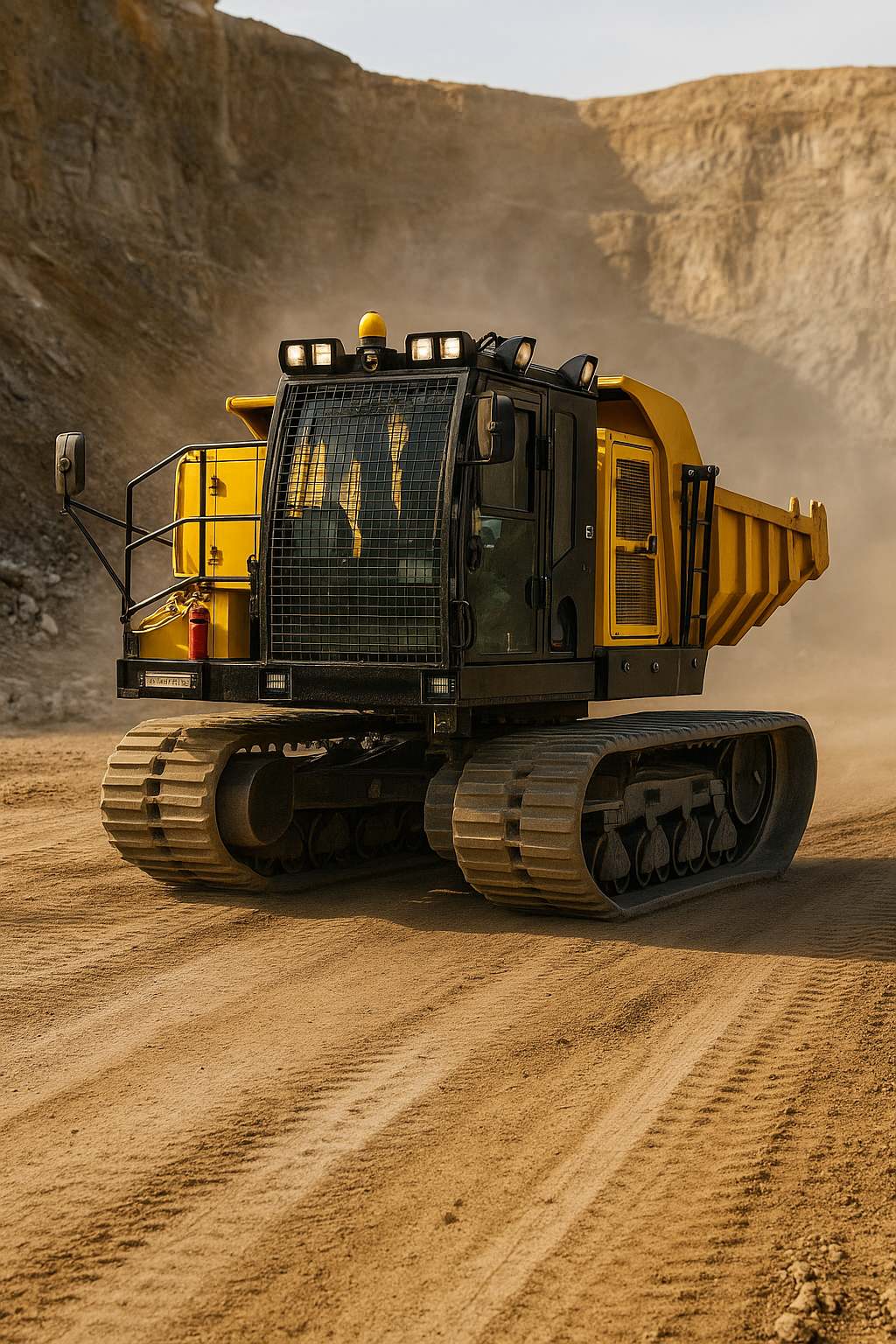 Самосвал полноповоротный гусеничный 