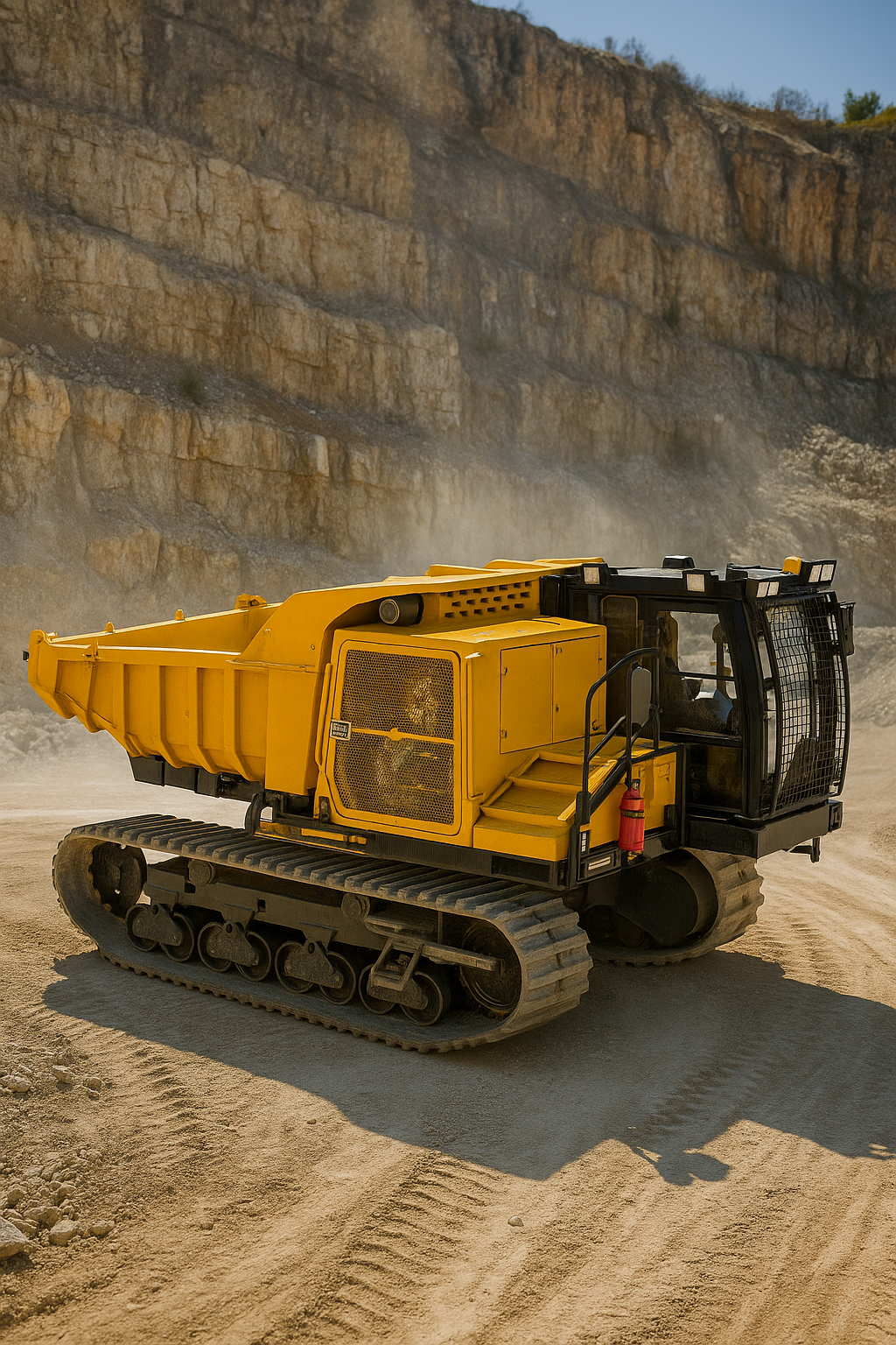 самосвал гусеничный полноповоротный 