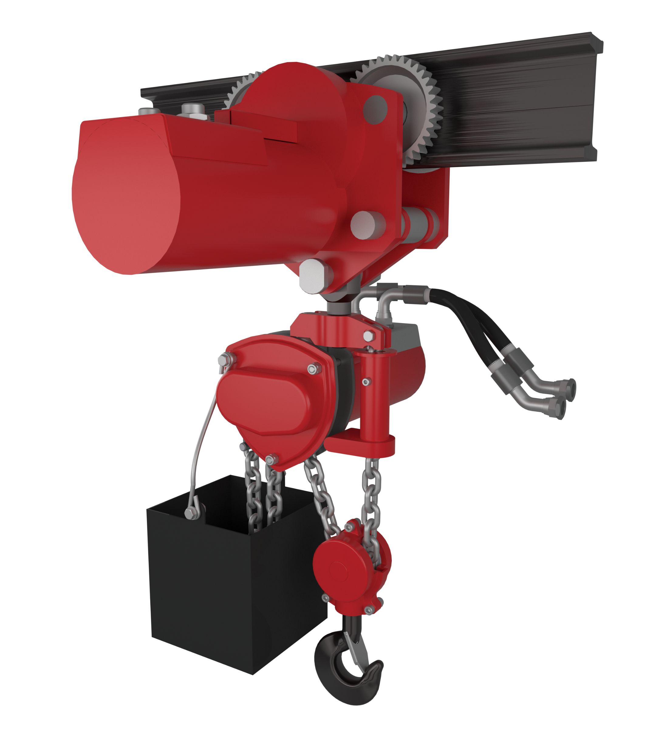 Пневматическая таль с кареткой для завода "Атекс"