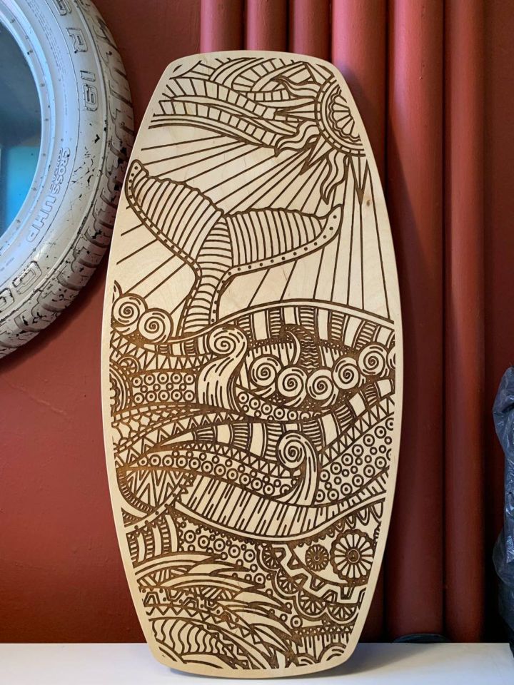 Гравировка доски