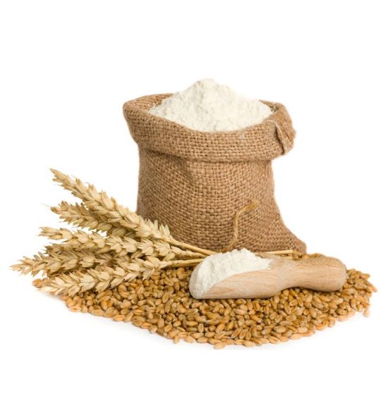 Мука в матерчатом мешке