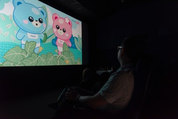 В кинотеатре Cinema Silver прошел закрытый показ детского развивающего мультика HANIBANI