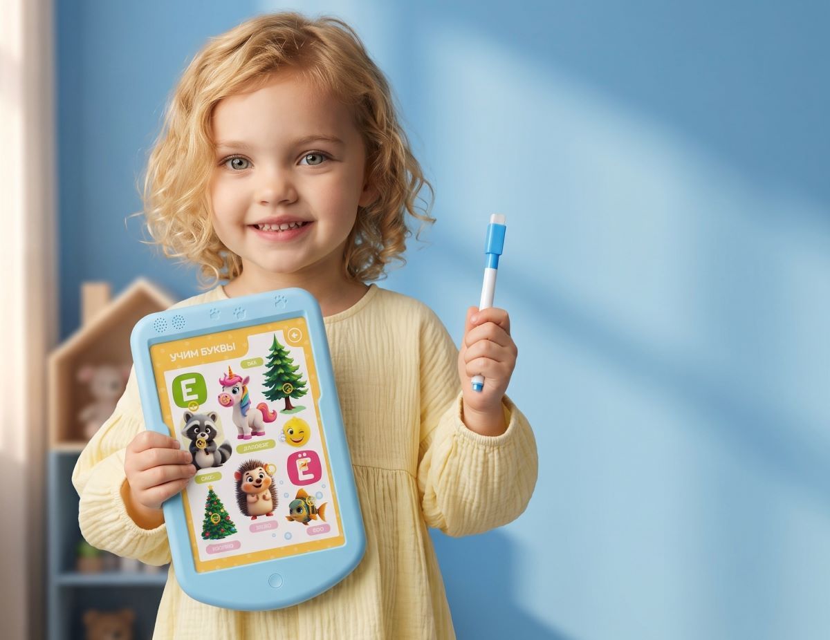 Российский бренд BertToys представляет «Знайпад» — интерактивный обучающий планшет для дошкольников